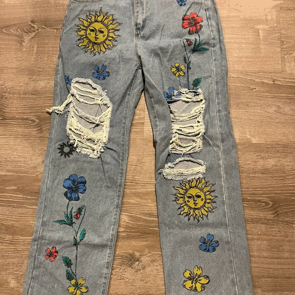 SHEIN Straight Leg Jeans